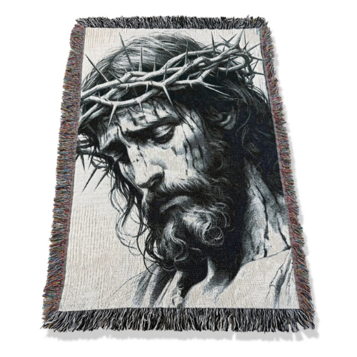 Handmade Christianity-Themed Woven Blanket(s)