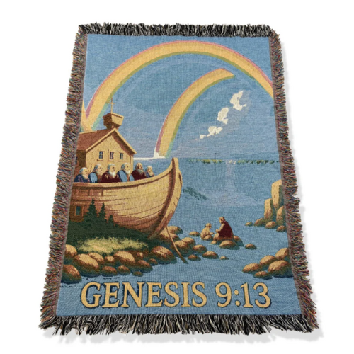 Handmade Christianity-Themed Woven Blanket(s)