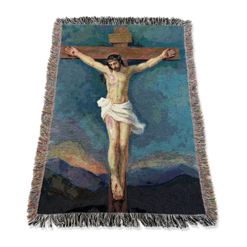 Handmade Christianity-Themed Woven Blanket(s)